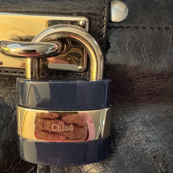 Chloe Paddington Black Leather Bag - Picture 2 of 13